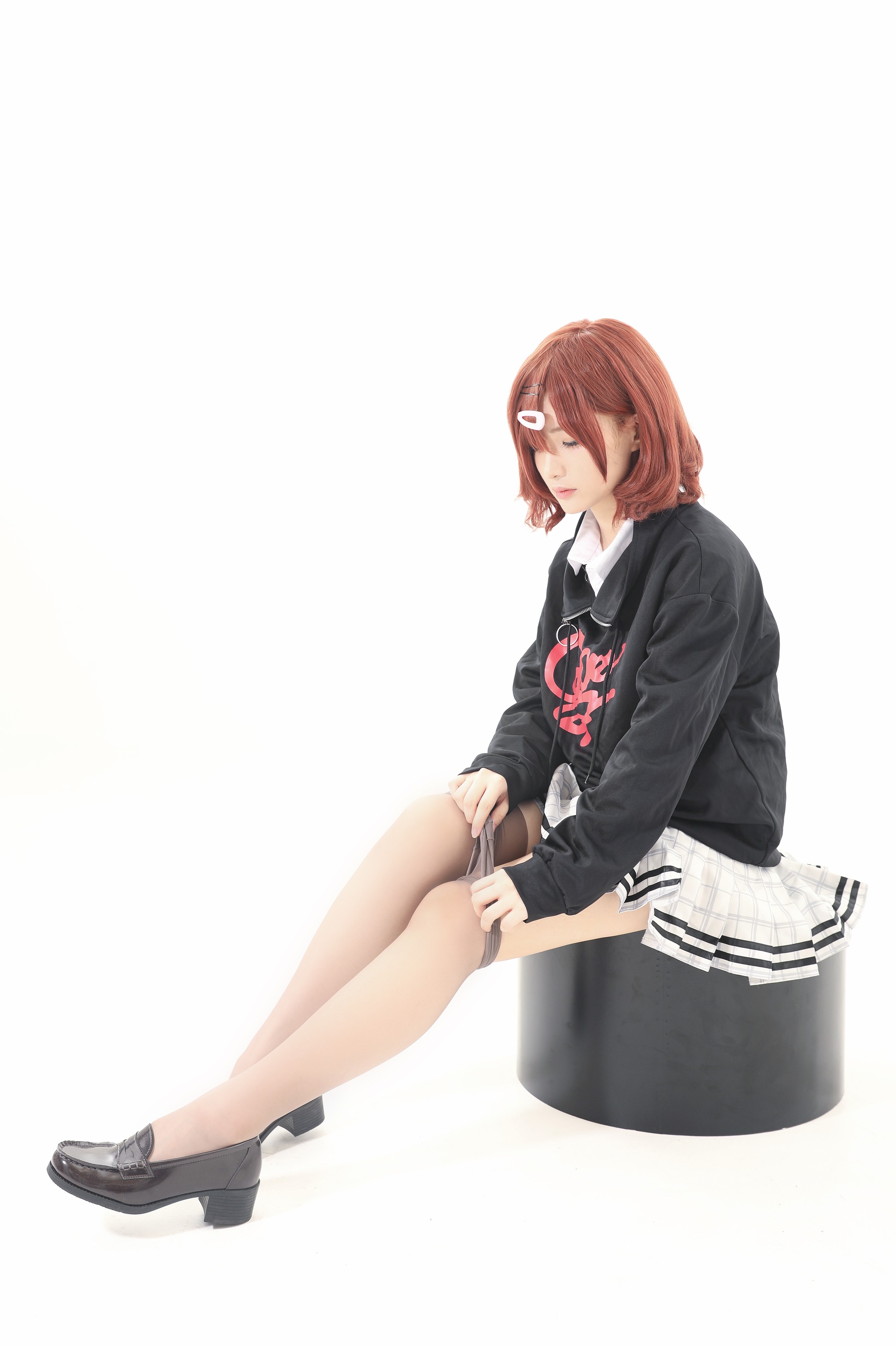 图片[1]-幼愛Youmeko – NO.001 樋口円香-灰丝[25P]-XikXak
